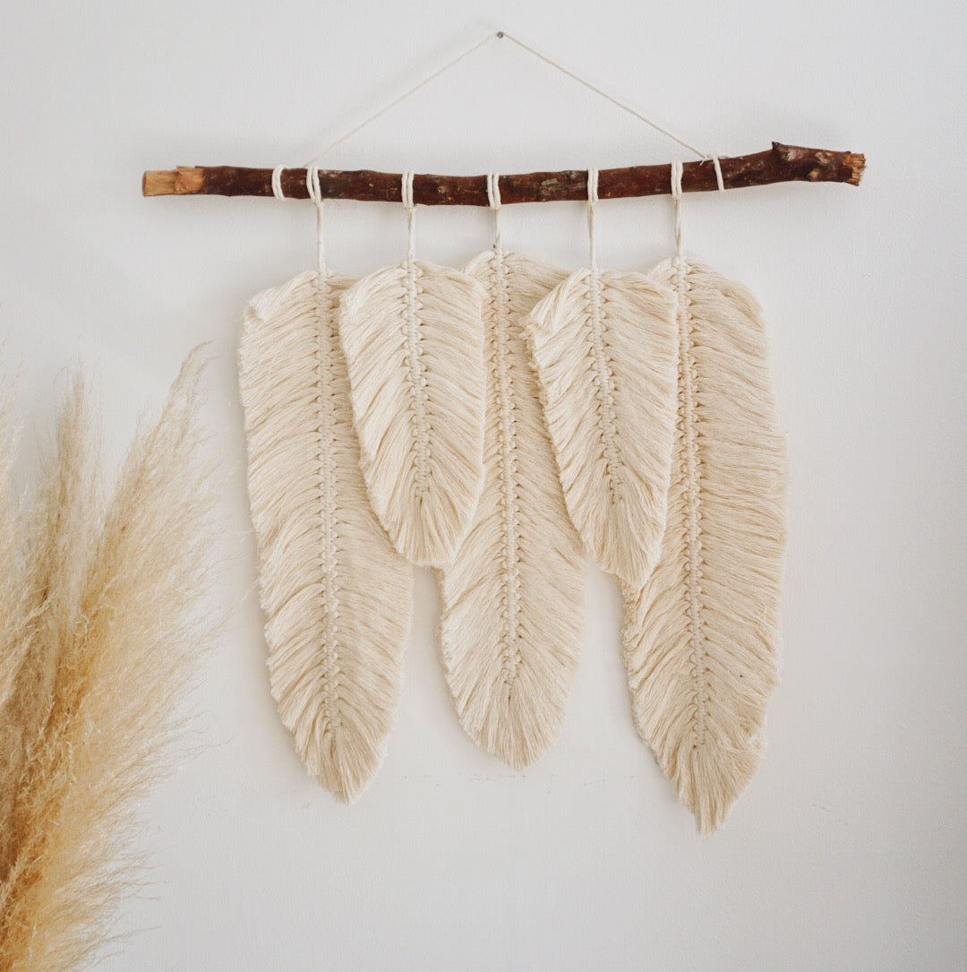 PLUMAS MACRAME XINAXI